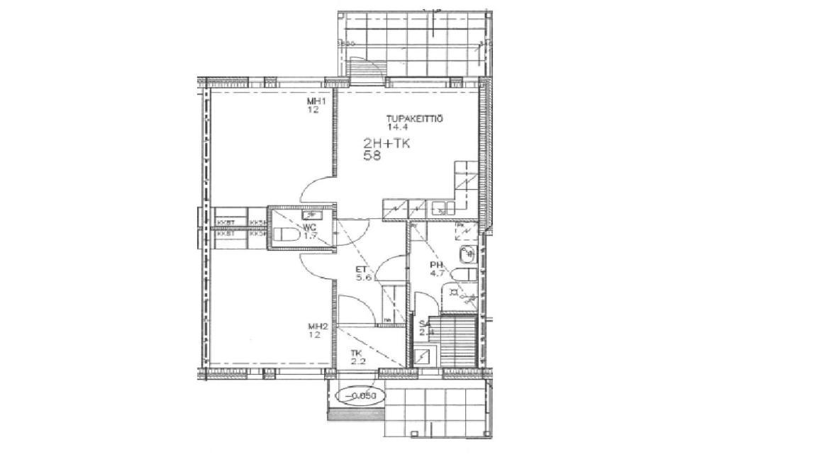 Merituuli Serviced Apartments, Kempele 2Br Apartment With Sauna Exterior photo